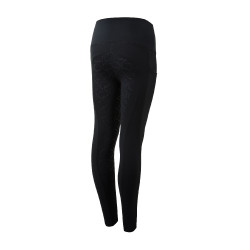 Leggings a copertura totale Gillian per bambini Horze Nero