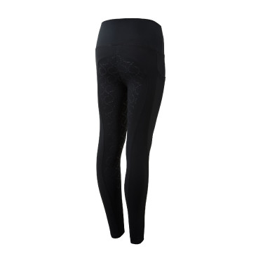Leggings a copertura totale Gillian per bambini Horze Nero
