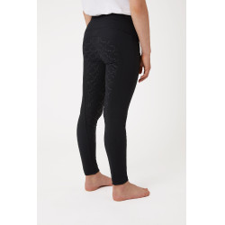 Leggings a copertura totale Gillian per bambini Horze Nero