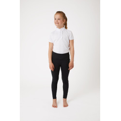 Leggings a copertura totale Gillian per bambini Horze Nero