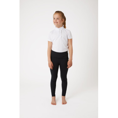 Leggings a copertura totale Gillian per bambini Horze Nero