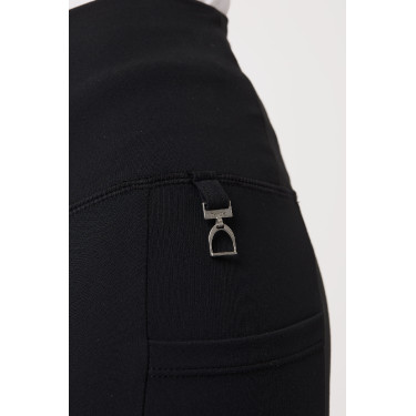 Leggings a copertura totale Gillian per bambini Horze Nero