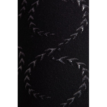 Leggings a copertura totale Gillian per bambini Horze Nero