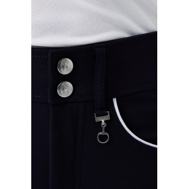 Pantaloni da equitazione con fondo in pelle per bambini Horze Aubrey Pantaloni da equitazione con fondo in pelle per bambini Horze Aubrey