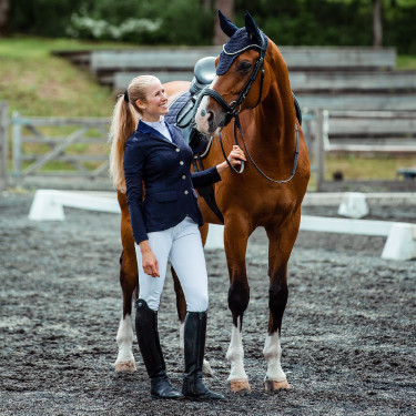 Giacca da concorso con mesh Gabrielle donna B Vertigo Blu navy scuro