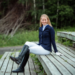 Giacca da concorso con mesh Gabrielle donna B Vertigo Blu navy scuro