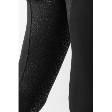 Pantaloni da equitazione a vita alta Tara con grip in silicone a fondo intero da donna Horze Nero Pantaloni da equitazione a vita alta Tara con grip in silicone a fondo intero da donna Horze Nero