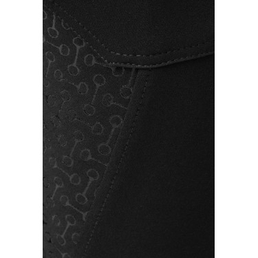 Pantaloni da equitazione a vita alta Tara con grip in silicone a fondo intero da donna Horze Nero Pantaloni da equitazione a vita alta Tara con grip in silicone a fondo intero da donna Horze Nero