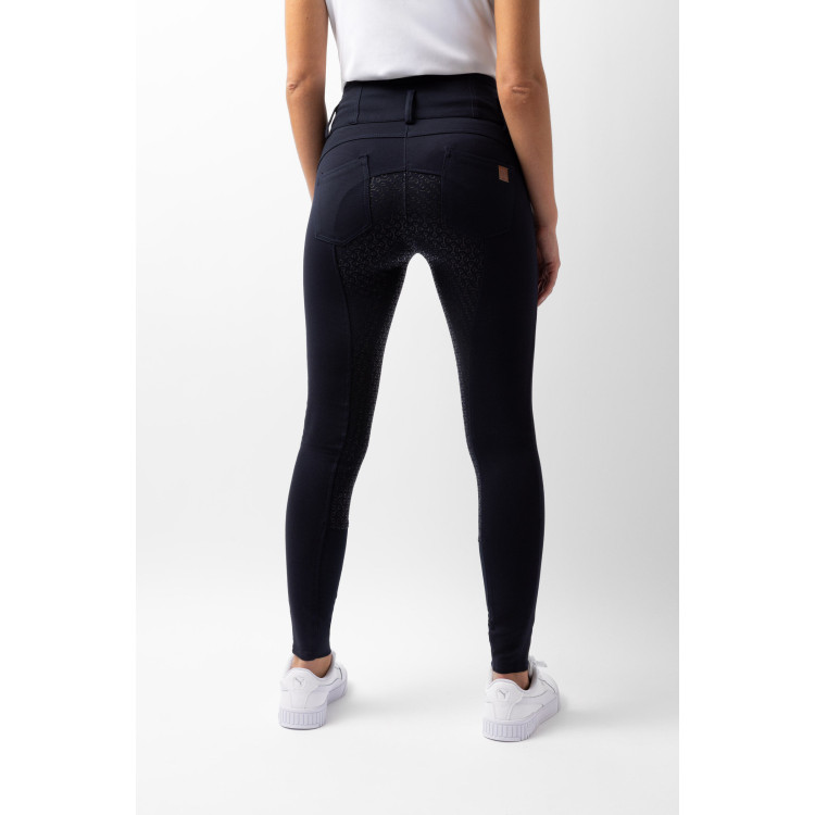 Pantaloni da equitazione a vita alta Tara con grip in silicone a fondo intero da donna Horze Pantaloni da equitazione a vita alta Tara con grip in silicone a fondo intero da donna Horze