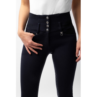 Pantaloni da equitazione a vita alta Tara con grip in silicone a fondo intero da donna Horze Pantaloni da equitazione a vita alta Tara con grip in silicone a fondo intero da donna Horze