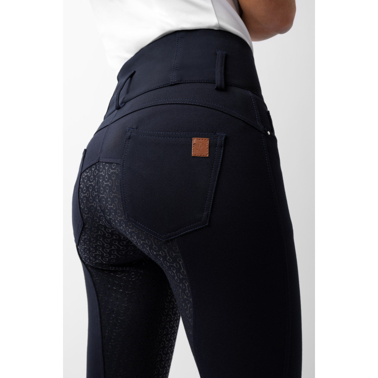 Pantaloni da equitazione a vita alta Tara con grip in silicone a fondo intero da donna Horze Pantaloni da equitazione a vita alta Tara con grip in silicone a fondo intero da donna Horze