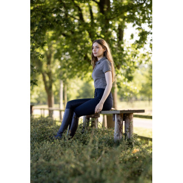 Pantaloni da equitazione a vita alta Tara con grip in silicone a fondo intero da donna Horze Pantaloni da equitazione a vita alta Tara con grip in silicone a fondo intero da donna Horze