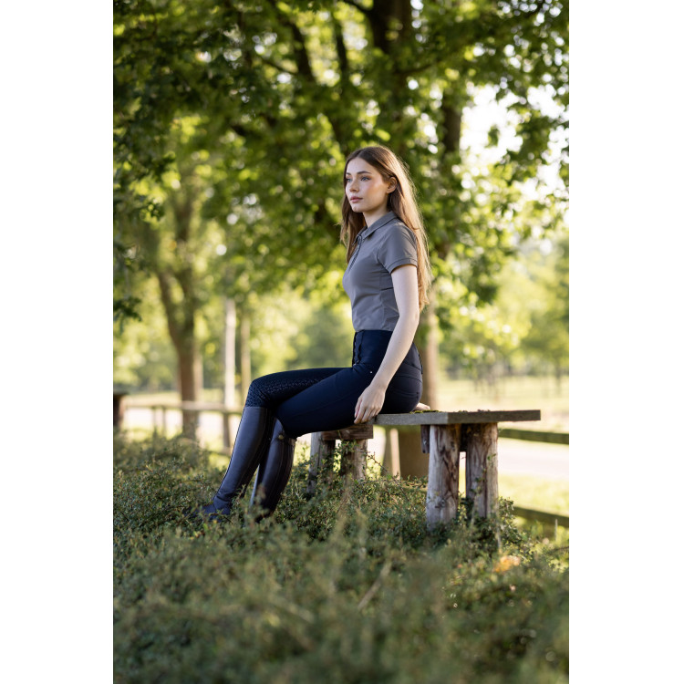 Pantaloni da equitazione a vita alta Tara con grip in silicone a fondo intero da donna Horze Pantaloni da equitazione a vita alta Tara con grip in silicone a fondo intero da donna Horze
