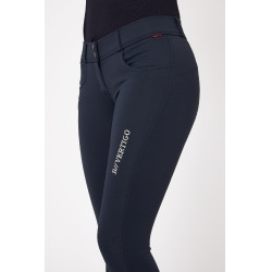 Pantaloni da equitazione Meghan full grip in silicone da donna B Vertigo Blu navy scuro Pantaloni da equitazione Meghan full grip in silicone da donna B Vertigo Blu navy scuro