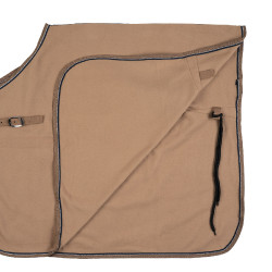 Coprireni in pile Kiel Horze Marrone chiaro Coprireni in pile Kiel Horze Marrone chiaro