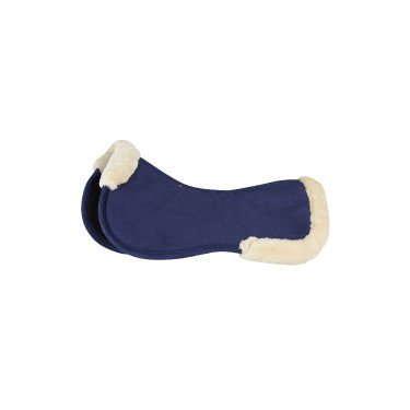 Ammortizzatore in schiuma memory foam con pelliccia sintetica Horze Blu scuro