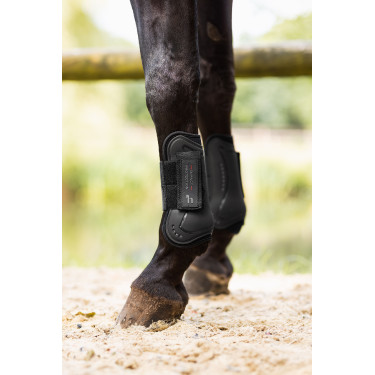 Stinchiere e paranocche Horze Armour Airflow Nero