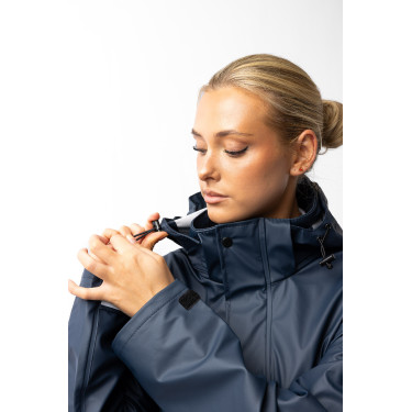 Impermeabile da donna Horze Hazel lungo con spacchi Impermeabile da donna Horze Hazel lungo con spacchi