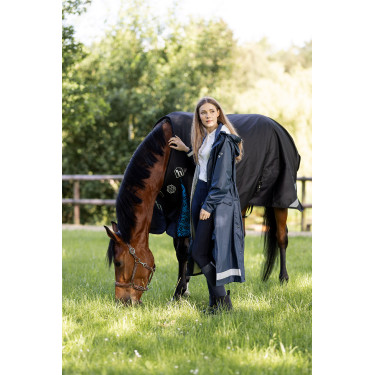 Impermeabile da donna Horze Hazel lungo con spacchi Impermeabile da donna Horze Hazel lungo con spacchi