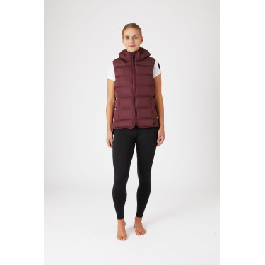 Gilet imbottito senza maniche con cappuccio Horze Callie donna Gilet imbottito senza maniche con cappuccio Horze Callie donna