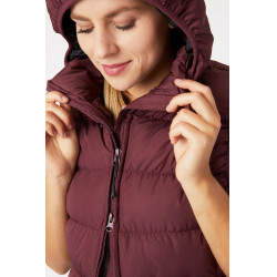 Gilet imbottito senza maniche con cappuccio Horze Callie donna Gilet imbottito senza maniche con cappuccio Horze Callie donna