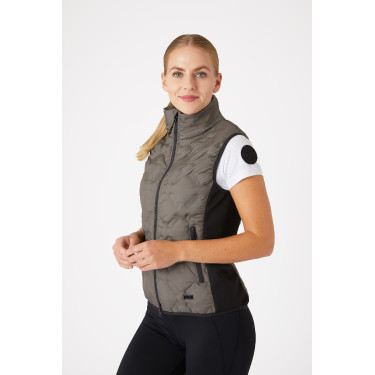 Gilet da equitazione senza maniche da donna Horze Shelly Marrone morel