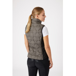 Gilet da equitazione senza maniche da donna Horze Shelly Marrone morel