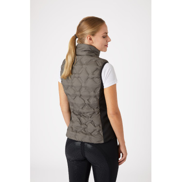 Gilet da equitazione senza maniche da donna Horze Shelly Marrone morel