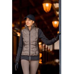 Gilet da equitazione senza maniche da donna Horze Shelly Marrone morel