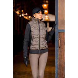 Gilet da equitazione senza maniche da donna Horze Shelly Marrone morel