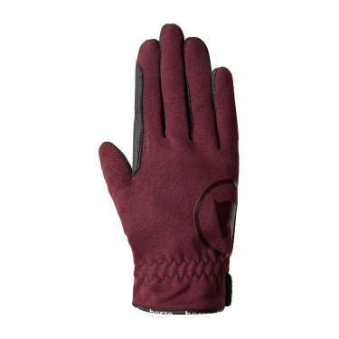 Guanti da equitazione estivi Horze Nichelle donna Port Royale Bordeaux