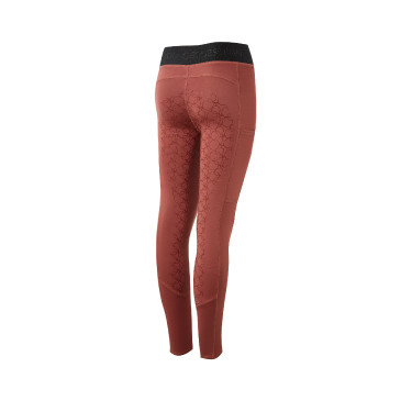 Leggings da equitazione in silicone Horze Leighton da ragazza con fondo integrale e fodera calda Leggings da equitazione in silicone Horze Leighton da ragazza con fondo integrale e fodera calda
