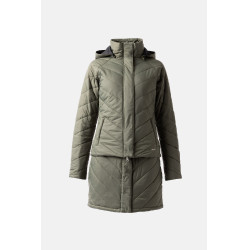 Piumino Aurora Horze da donna con gonna amovibile Coleottero verde Piumino Aurora Horze da donna con gonna amovibile Coleottero verde