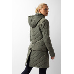 Piumino Aurora Horze da donna con gonna amovibile Coleottero verde Piumino Aurora Horze da donna con gonna amovibile Coleottero verde