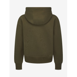 Felpa con cappuccio LeMieux mezza zip Esme Young Rider Hettie Alpina Marrone