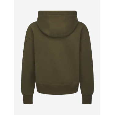 Felpa con cappuccio LeMieux mezza zip Esme Young Rider Hettie Alpina Marrone