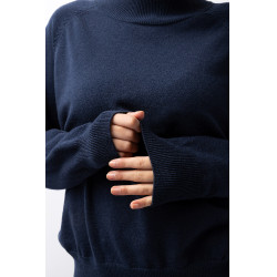 Maglione B Vertigo in misto lana Faye Titano marino Blu marino