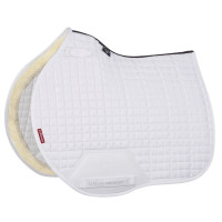 Tappetino LeMieux Merino+ Sensitive Skin Euro Jump Square Bianco Tappetino LeMieux Merino+ Sensitive Skin Euro Jump Square Bianco