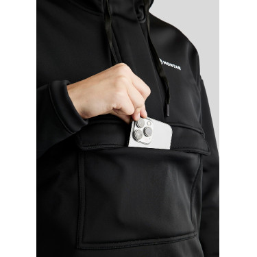 Anorak Montar con zip a un quarto, tasca e cappuccio da donna Anorak Montar con zip a un quarto, tasca e cappuccio da donna