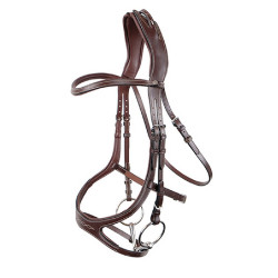 Briglia Montar US Excellence Adapt in cuoio conciato Marrone