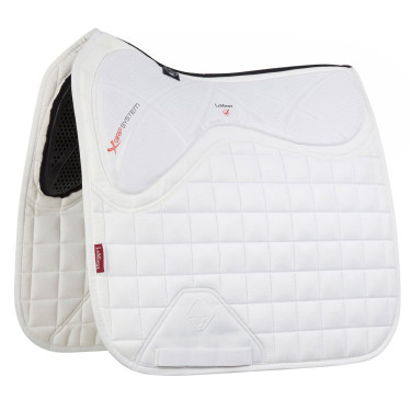 Tappetino LeMieux X-Grip Twin Sided Dressage Square Bianco