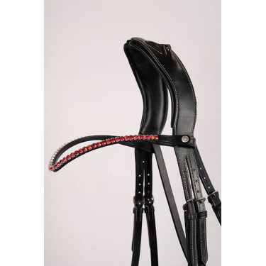 Frontalino Montar Fair crystal rosso curvo Frontalino Montar Fair crystal rosso curvo
