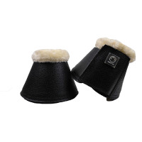 Campane Montar in pelle PU liscia Nero
