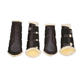 Ghette Montar in pelle PU per 4