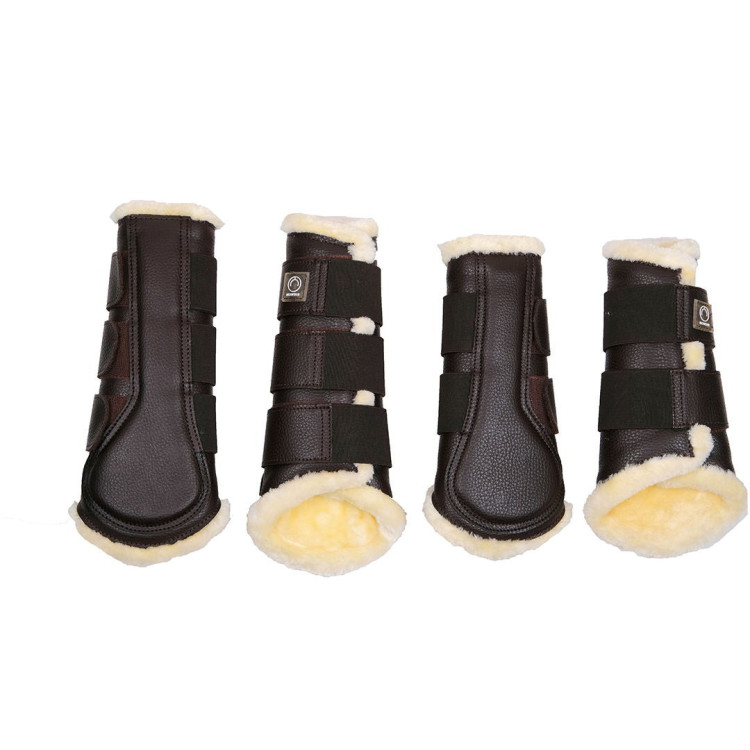 Ghette Montar in pelle PU per 4