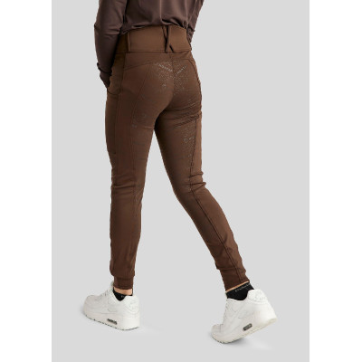 Legging Montar Logo junior full grip Marron / rose gold