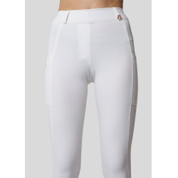 Leggings Montar Michelle logo full grip donna Bianco / oro rosa Leggings Montar Michelle logo full grip donna Bianco / oro rosa