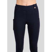 Leggings Montar Michelle logo full grip donna Bianco / oro rosa Leggings Montar Michelle logo full grip donna Bianco / oro rosa