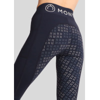 Leggings Montar Selena logo full grip donna Nero Leggings Montar Selena logo full grip donna Nero