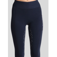Leggings Montar Selena logo full grip donna Nero Leggings Montar Selena logo full grip donna Nero